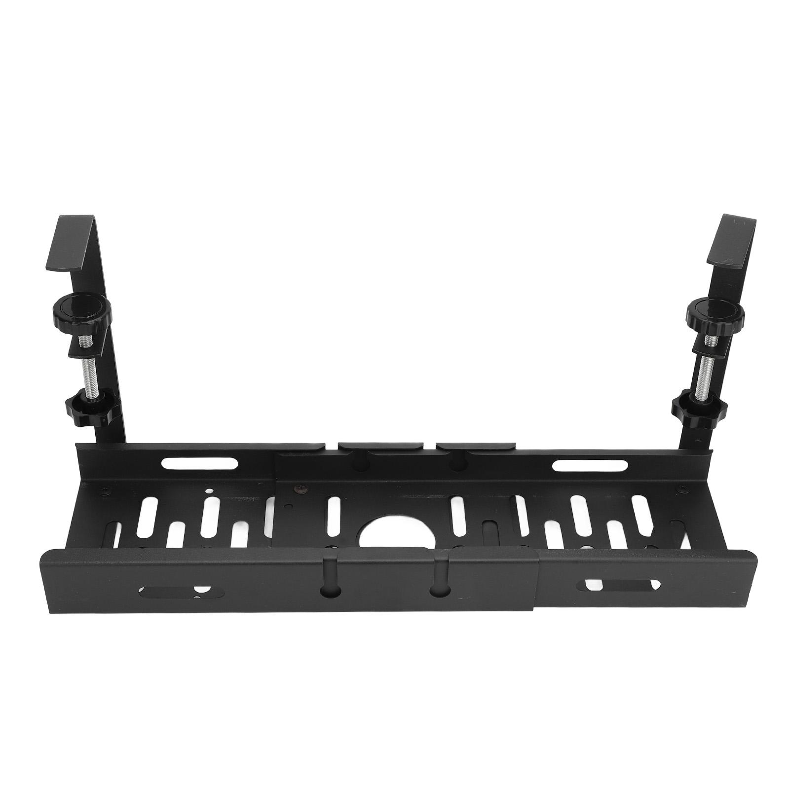 

Органайзер для кабелей, стойка из углеродистой стали, регулируемая длина, экономящий место, держатель для удлинителя под стол