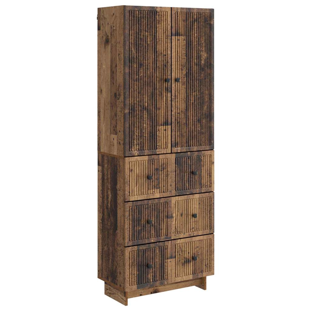 Cabinet Set 2 pcs 66 x 34.5 x 90 cm engineered wood