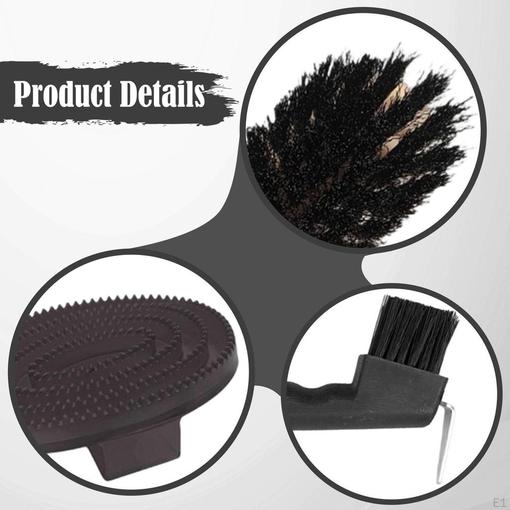 Grooming Kit Including Hoof Trimmer, Brush, Curry Comb, And Horse Brush Set, Ideal for Owners