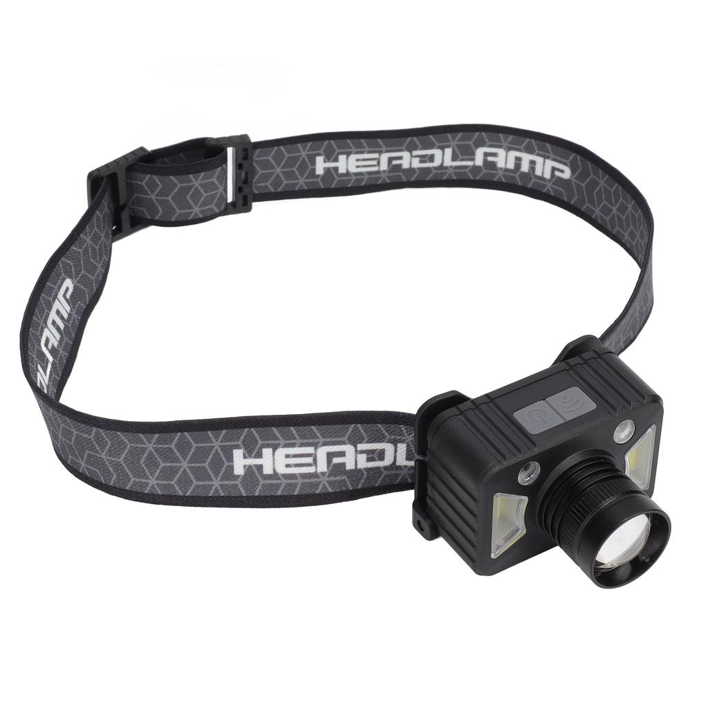 LED Headlamp USB Charging Small Lightweight Induction Headlamp for Outdoor Camping Hiking Travel