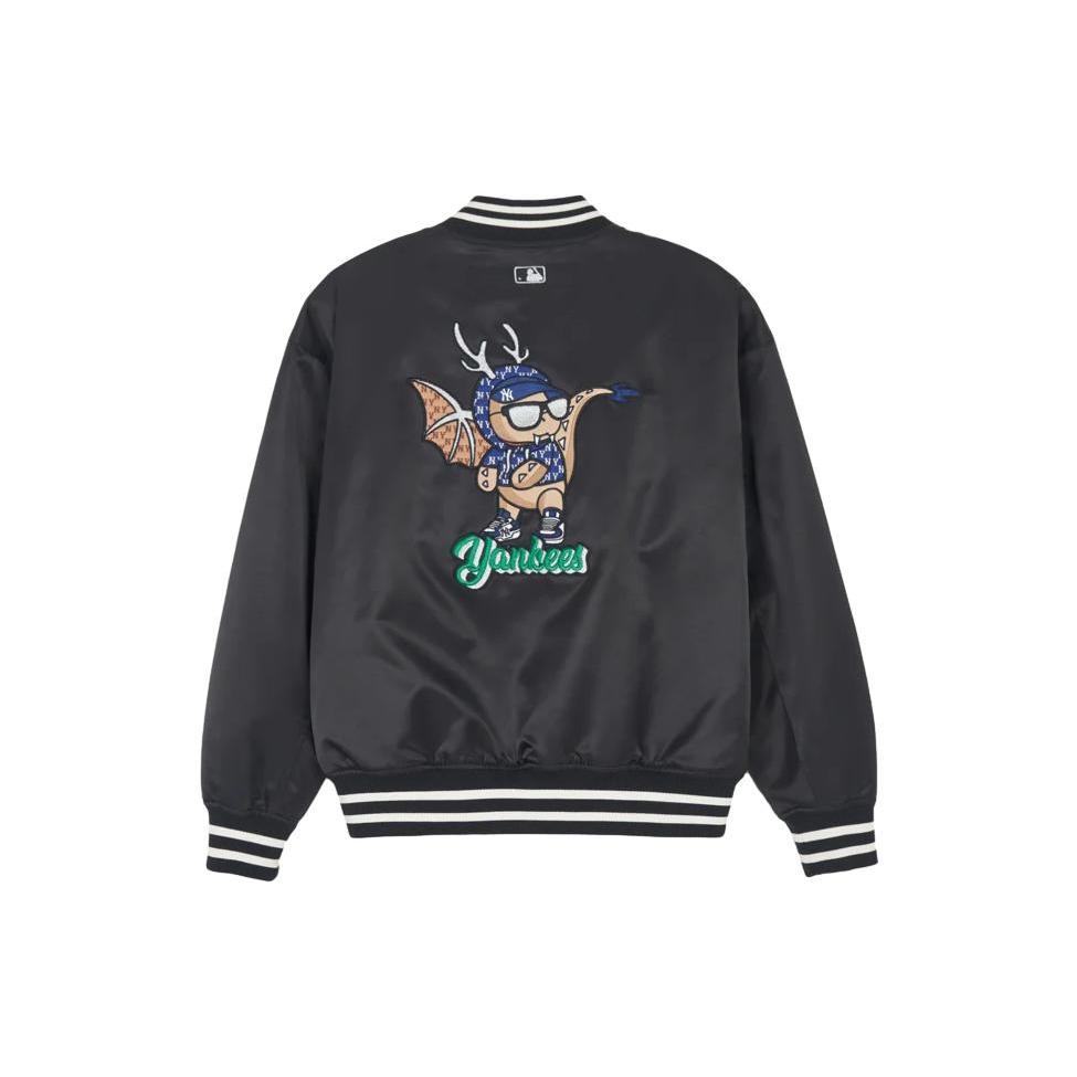 MLB SS24 Jackets & Coats Spring Fall Unisex Black 3AJPQ0141-50BKS S