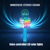 Karaoke Microphone for Kids & Adults - Bluetooth Microphones Singing Mic with Disco Lights, Portable Karaoke Player for Gifts