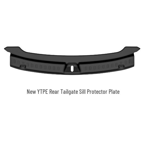 Tesla Model Y Refreshed Door Sill Protection Strips for Front & Rear Kick Pads.