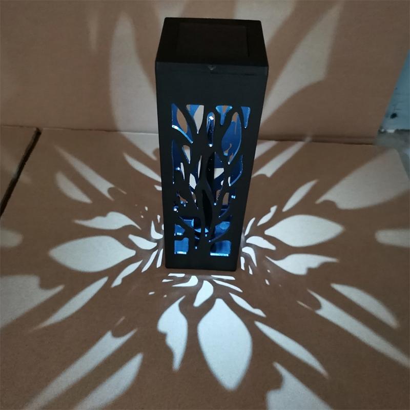Hollow Led Solar Light Patterned Night Light Waterproof Outdoor Landscape & Garden Decorative Solar Pathway Light