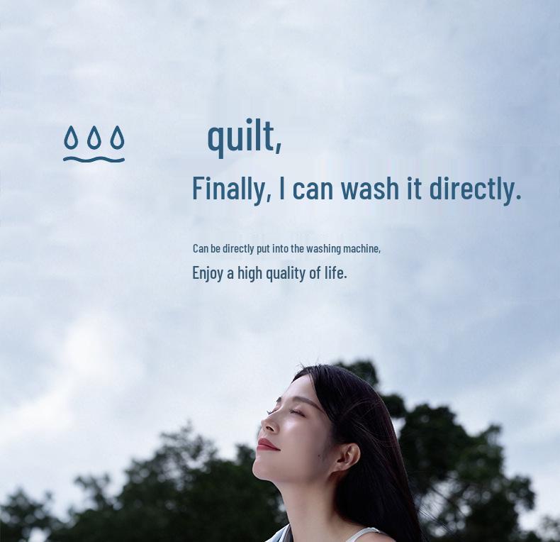 Pro3.0 Dual-Sided Cool Temperature-Control Summer Quilt - Breathable, Washable, Thin, No Duvet Needed.