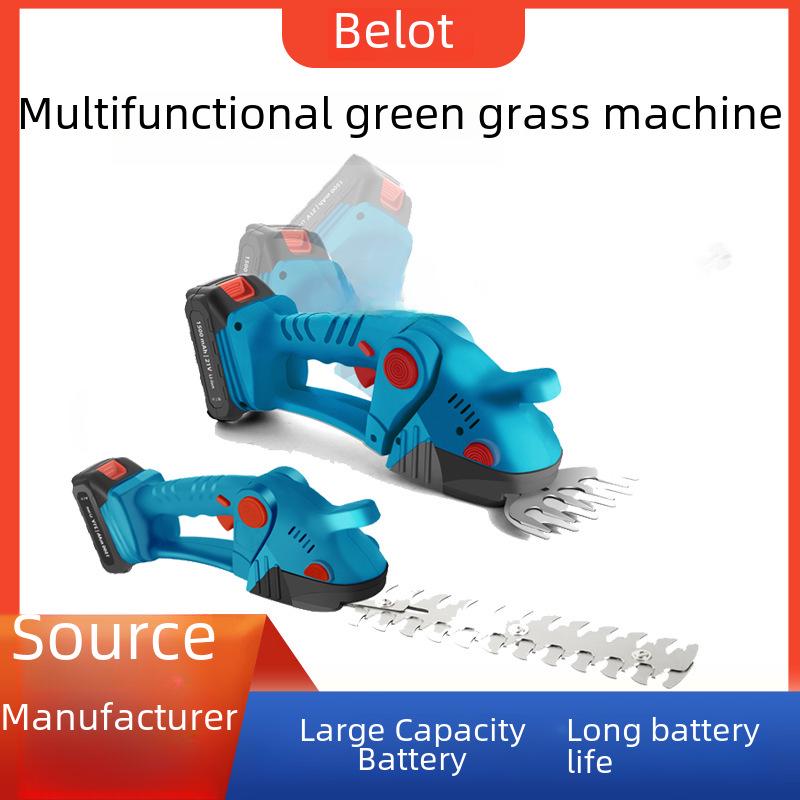 Belot Portable Lithium Battery Hedge Trimmer: Multi-Function Handheld Electric Shears for Gardening
