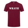 Limited WRATH Natural Selection Logo Printed T Shirt For Unisex Male Cotton Short Sleeve Streetwear O Neck Funny T-Shirt Tshirt