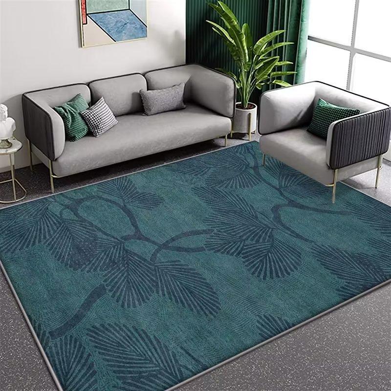 Plant Flower Carpet Living Room Coffee Table Mat Household Bedroom Bedside Carpet Bathroom Soft Foot Pad