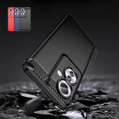 Pro Reno 11F 5G Kryt Pouzdro OPPO Reno 11F Capas Telefon Nárazník Zadní Pancéřový Nárazuvzdorný Karbonové Vlákno Měkké TPU Fundas Reno11 F Reno 11F