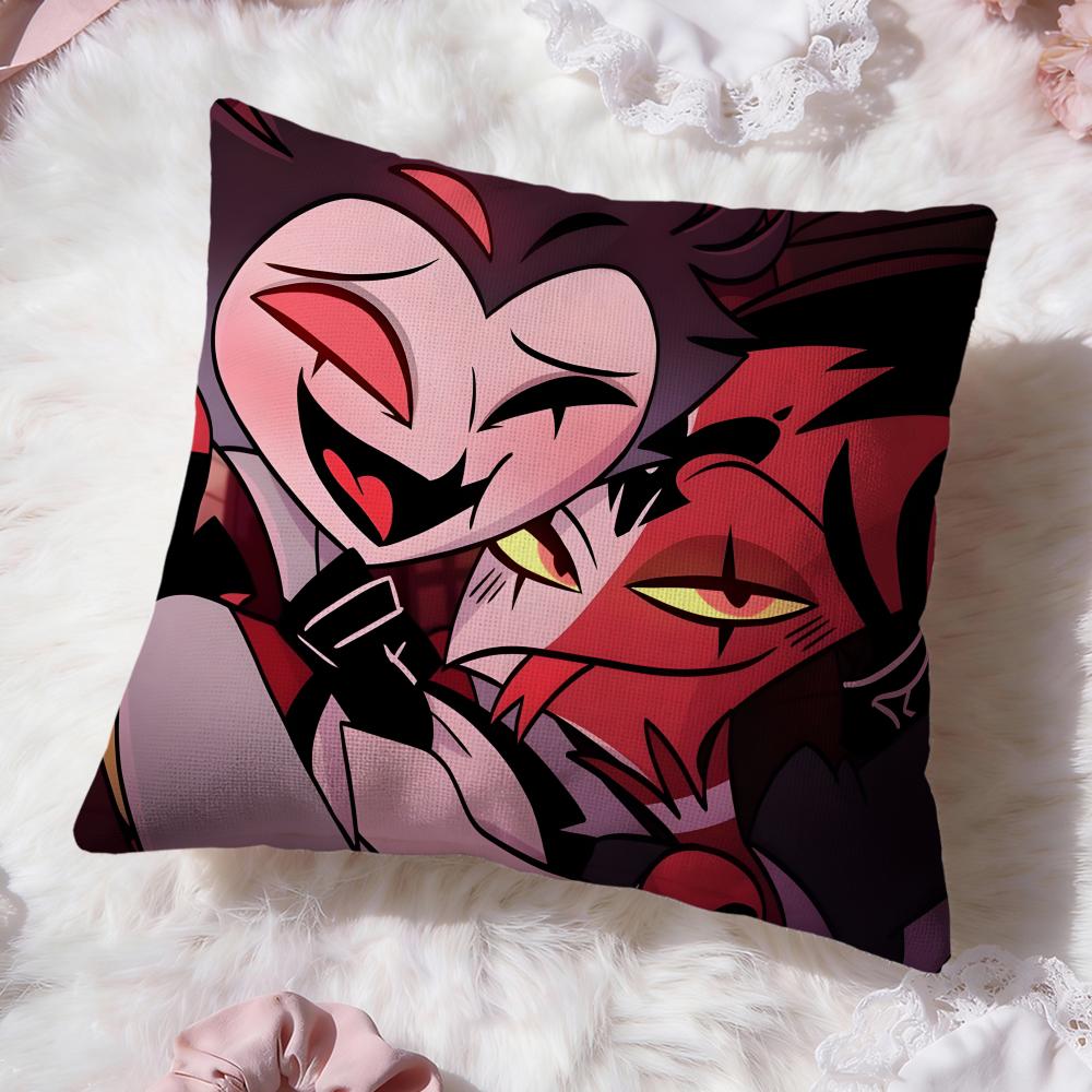 Anime H-Helluva B-BossS Cushion Cover Premium Comfort Reversible Pillow Cove -Two In One Design for Any Room & Car Interior