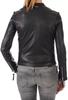 Black Motorcycle Jacket Genuine Lambskin Leather Women's Handmade Designer Biker Stylish