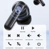 Y40 Bluetooth Earbuds: Dual Mic, ANC Noise Cancelling, ENC, In-Ear, Battery Display, High-Quality Sound, 5.4 Calls.
