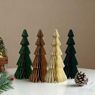 Christmas Tree Decorations: Origami Ornaments & Tabletop Scene Props