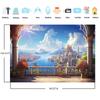 Luxury Palace & Church Wedding Backdrop – European Style Decor for Ceremony, Photocall & Photo Studio Props-Tapestry