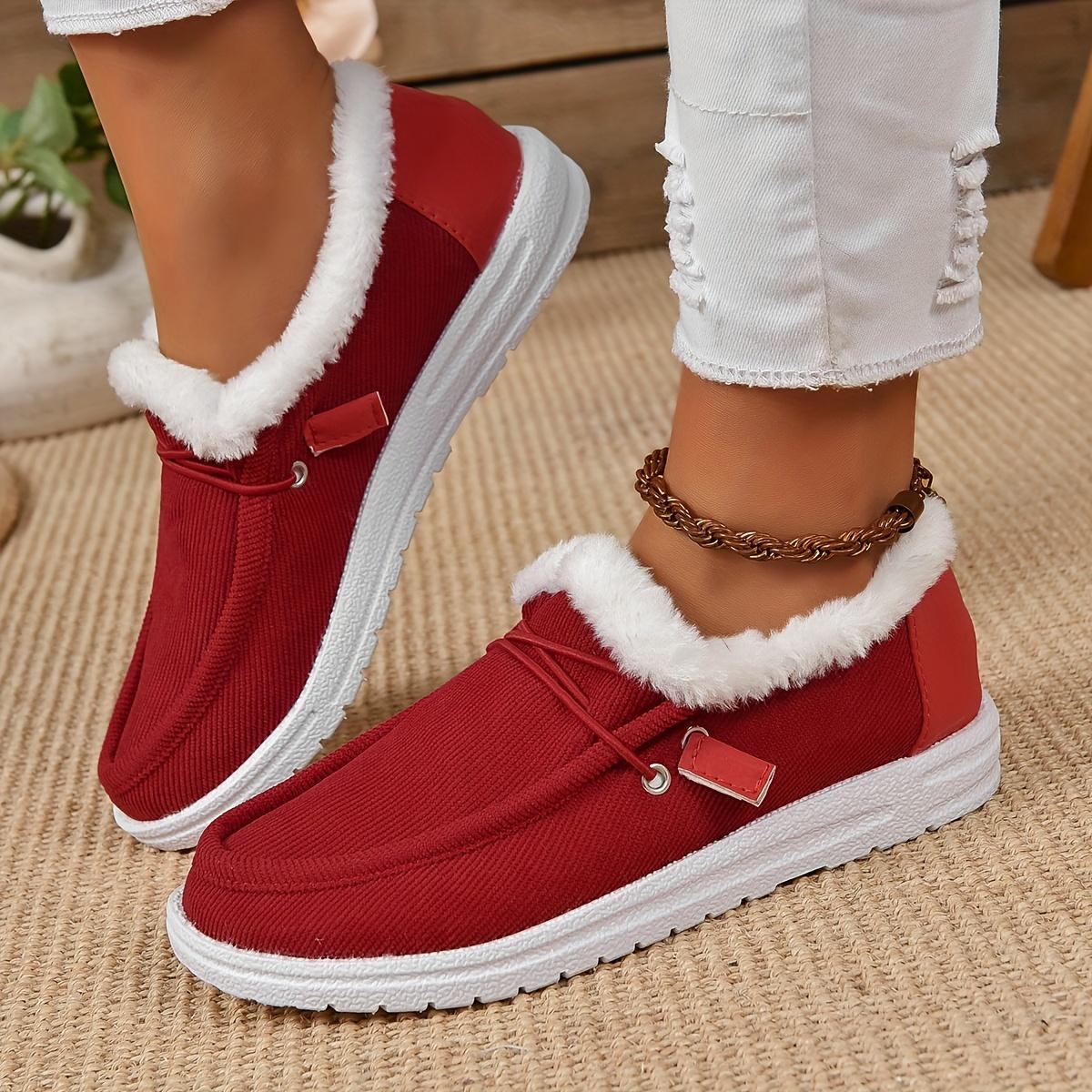 

Женские туфли с однотонной подкладкой, мягкие, теплые, нескользящие, парусиновые туфли на плоской подошве, удобные, мягкие, зимние туфли 43