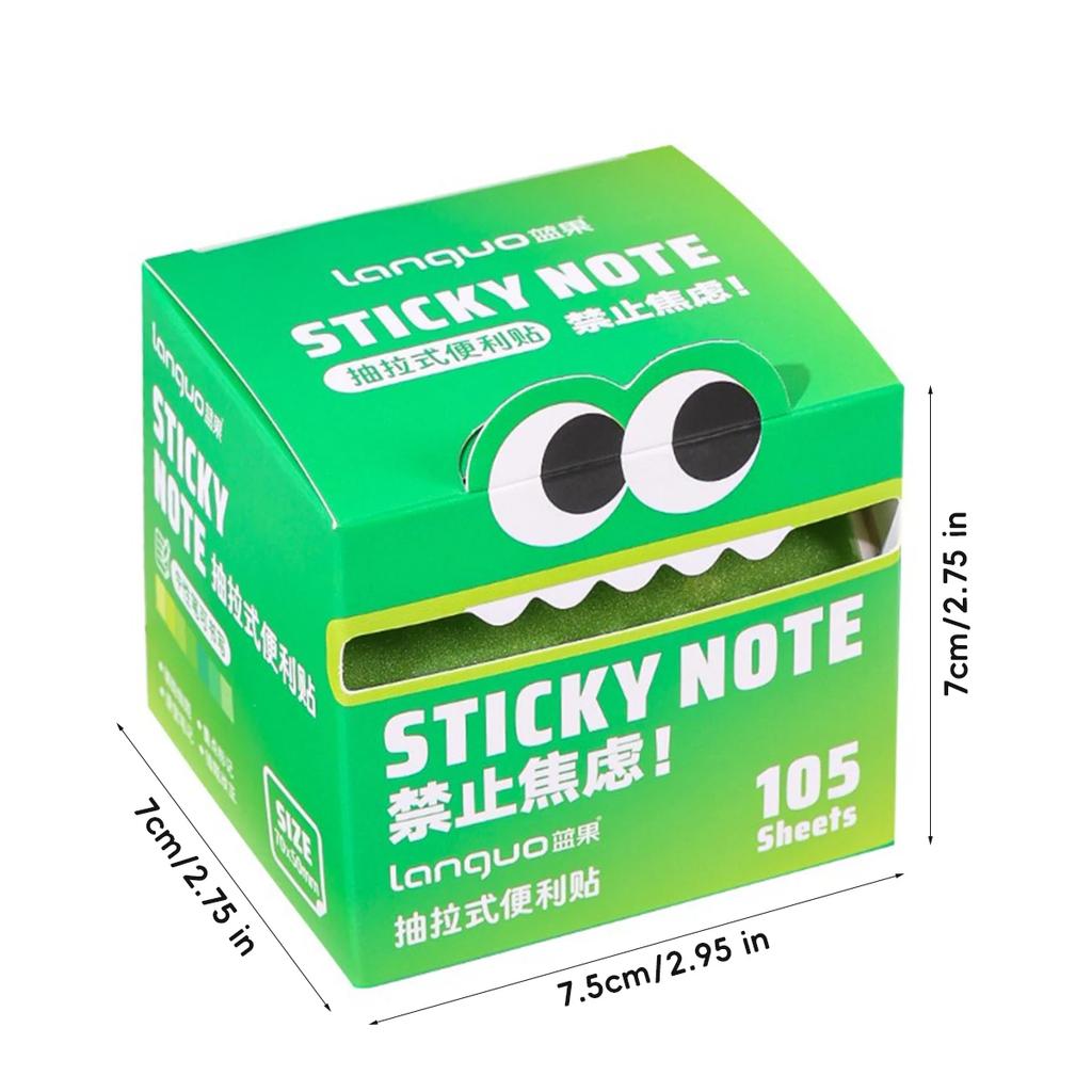 Glitter Transparent Sticky Notes Tabs Tearable Gradient Index Flags for Journaling Planner Student Office Notepad Memo Supplies