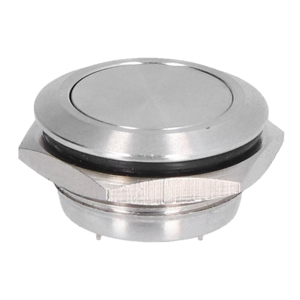 5Pcs Flat Top Button Switch Stainless Steel Waterproof Screw Terminal Power Accessories 0?220V