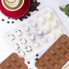 LEISURE CLUB Chocolate Molds, Set of 2, Silicone Chocolate Molds, Cake Molds, Valentine's Day Treats, Handmade, Cute, Easy To Remove, Easy To Clean (R