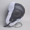 New Men's 100% Natural Rex Rabbit Fur Bomber Hats Winter Russian Man Warm Real Sheepskin Leather Hat Male Real Fur Caps