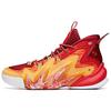 Anta Berserk 2 Comfortable Cushioning Slip Resistant Abrasion Resistant High Top Basketball Shoes Men's Red Yellow 112031602-2
