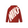 Nike Sportswear FW23 Alphabet Hooded Zip-Up Fleece Jacket Women Outerwear Red FB8696-832