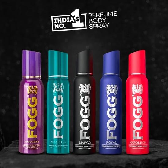 FOGG Deodorant Napoleon No Gas pro muže, tělový sprej s dlouhotrvající parfémí, 2 x 150 ml (Balení 2)