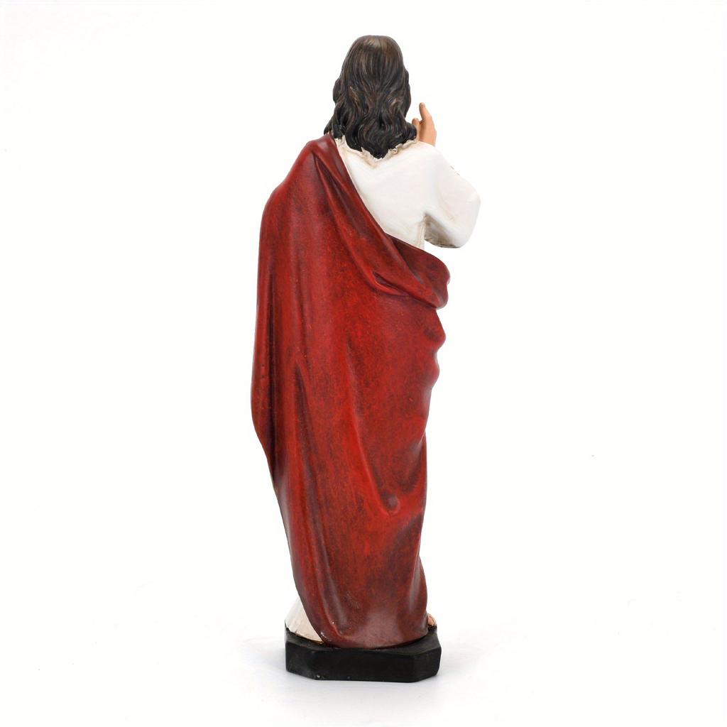 25.5cm Jesus's Sacred Heart of Jesus Statue Catholic Christian Religious Decoration Sculpture Statuary Souvenirs Gifts