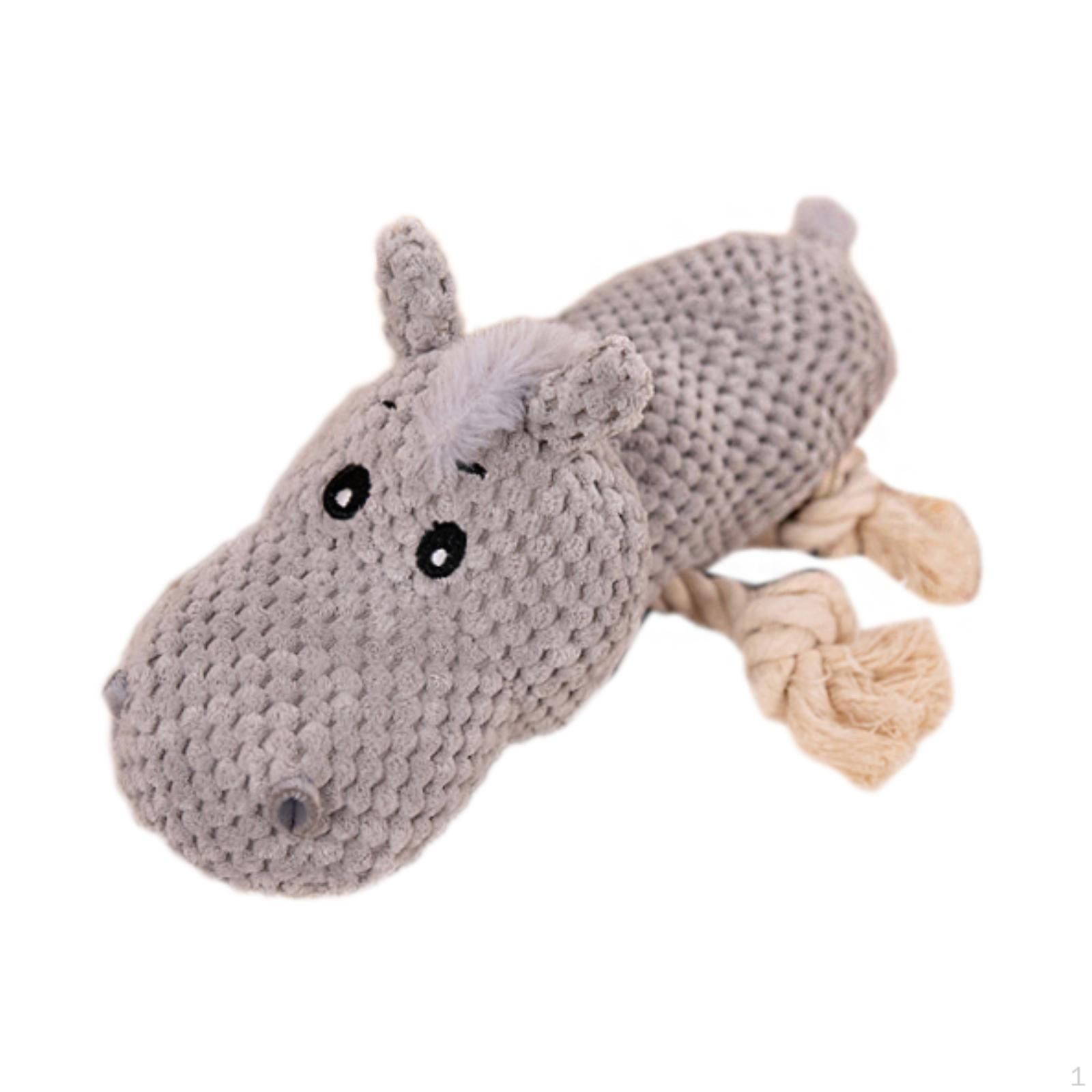 

Игрушка для жевания собак, плюшевые игрушки с пищалкой, саморазвлечение, защита мебели, плюшевый щенок Donkey