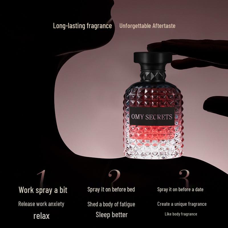 Adventure Miss Donna Rose Perfume: Long-lasting Light Fragrance with Stylish Rivet Design