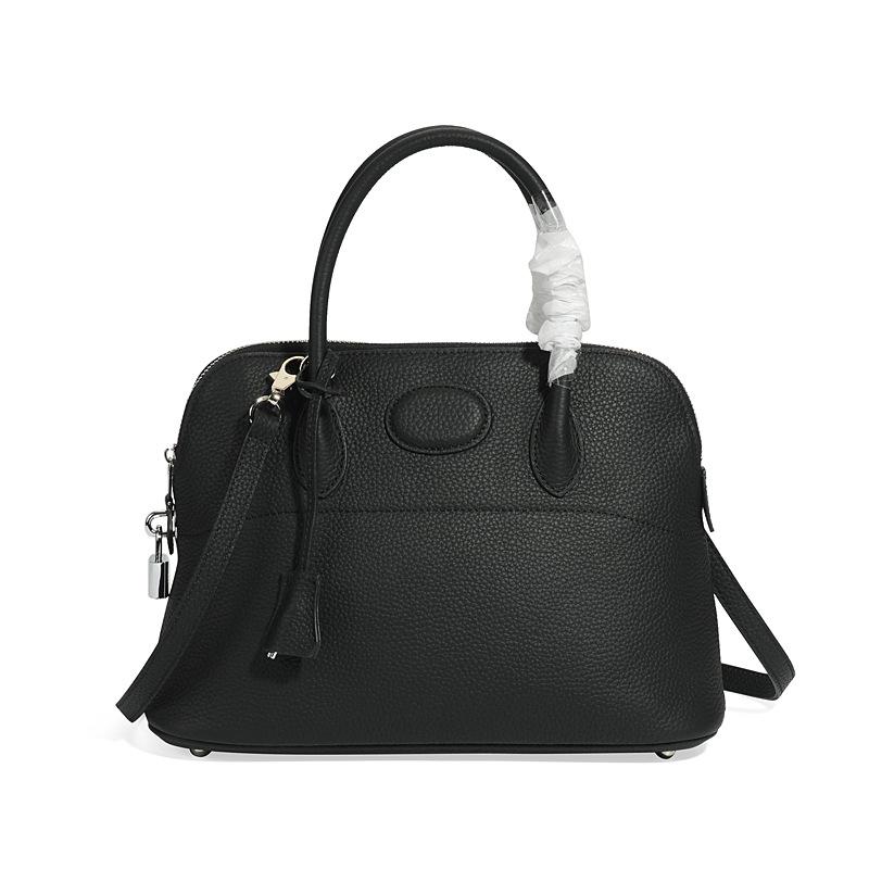 2025 Women's Bag Trendy Lychee Pattern Leather TOGO Genuine Leather Handheld Shell Bag Women's Bag Lychee Pattern Baolai Bag