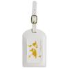 Men Women PU Leather Cute Luggage Tag Suitcase Address Label Baggage Boarding Bag Tag Name ID Address Holder Travel Accessorie