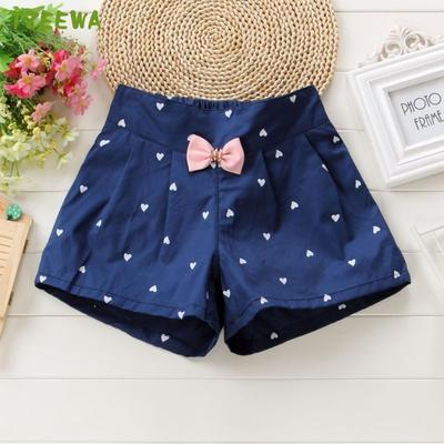 Kinder Sommer Shorts Bogen Prinzessin Shorts für Mädchen Mode Mädchen Shorts Kinder Hosen Mädchen Kurze Blume Mädchen Kleidung