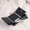 Credit Card ID Card Cash Wallet Women's Wallet Small Wallet Short Wallet Card Bag Zipper Wallet Multi-layer Three-fold