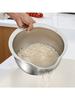 Stainless Steel Rice Washing Bowl with Drain Holes, 2-in-1 Vegetable Fruit Strainer Colander Basket for Kitchen Sink