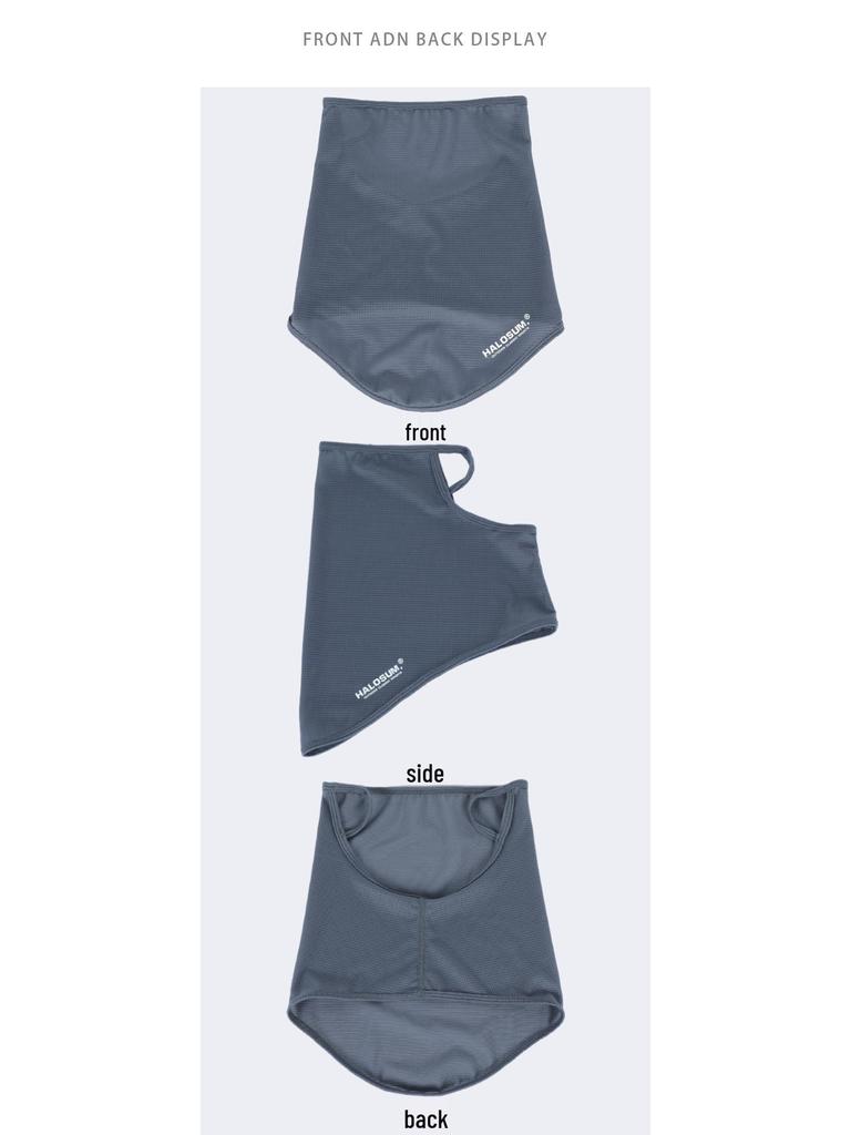 Atmungsaktive Mesh-Sonnenmaske mit Ohrschlaufen für Männer & Frauen - Ideal zum Radfahren, für Sport und zum Angeln