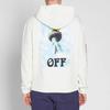 OFF WHITE Baumwoll-Kapuzenpullover mit Liberty-Print OMBB034E181920150299