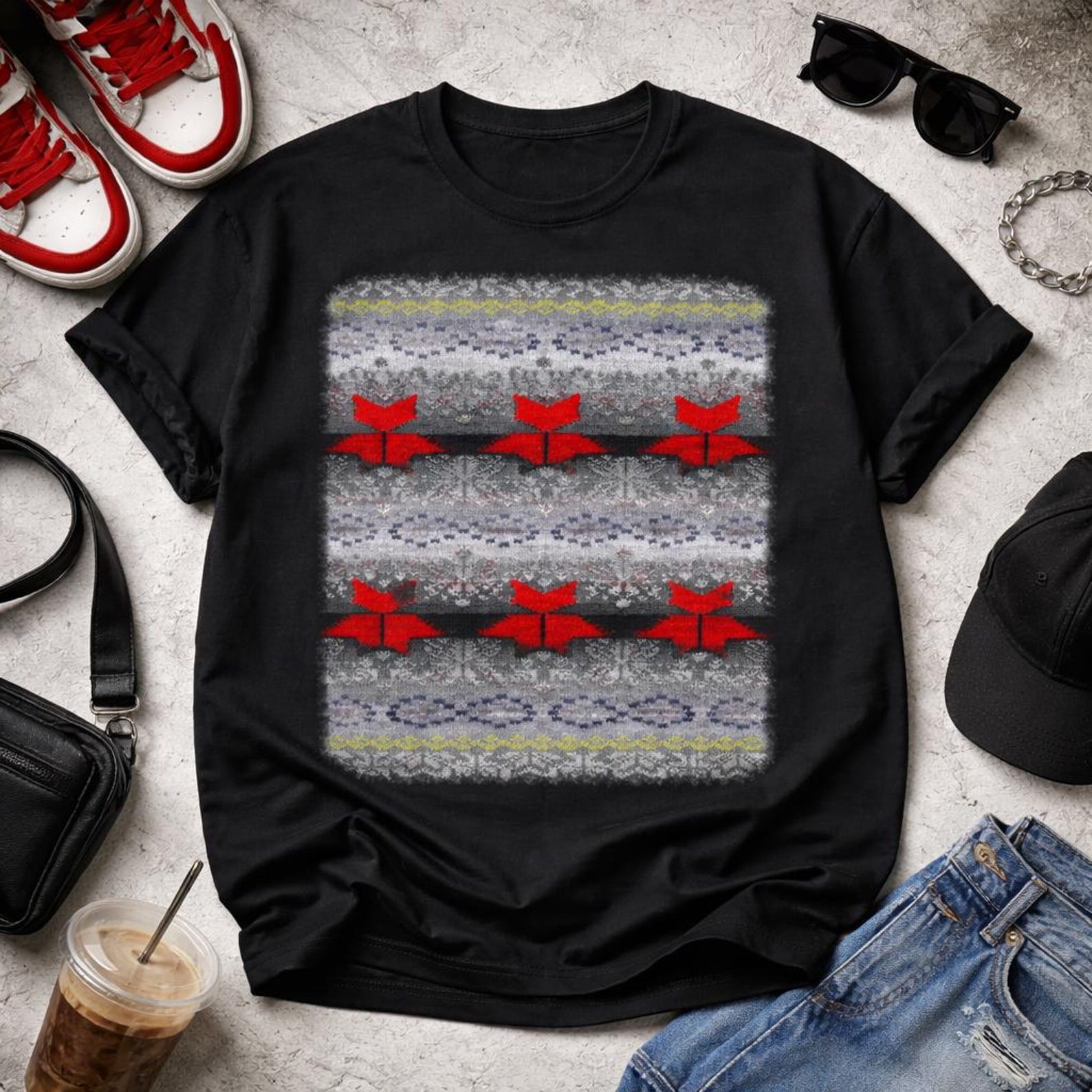 Bassvictim Forever Album Cover T-Shirt 4XL