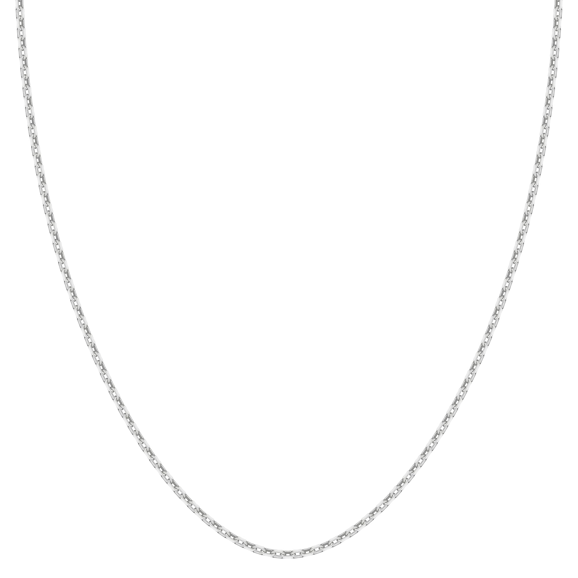 

Серебряное ожерелье-цепочка Азуки 925 пробы для мужчин и только цепочка [Shinjuku Kura] Четырехгранная цепочка, прибл.. Ширина 1,6 мм, 40-60 см (55см) Длинный, Тонкий,