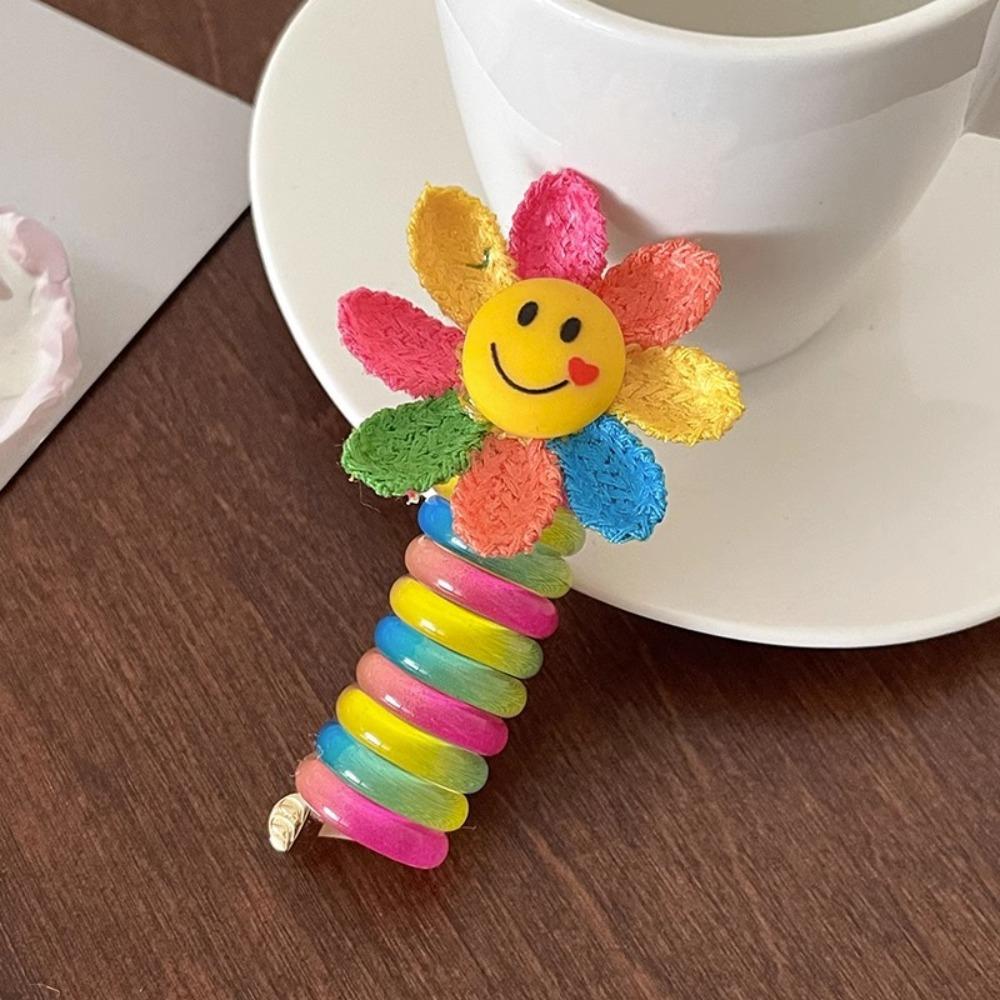 Colorful Hair Ties Spiral Coil Hair Rope Fashion Hair Accessories  Women