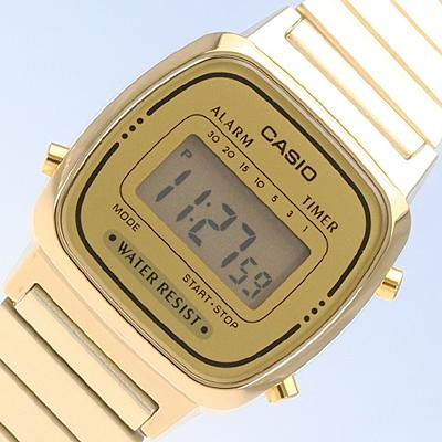 CASIO QUARTZ CASIOQUARTZ LA670WGA-9 Digital Gold Wrist Watch For Women