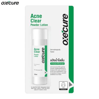 Oxe'cure Acne Clear Powder Lotion, pro pleť se sklonem k akné, dermatologicky testováno, 25 ml. - Péče o kůži