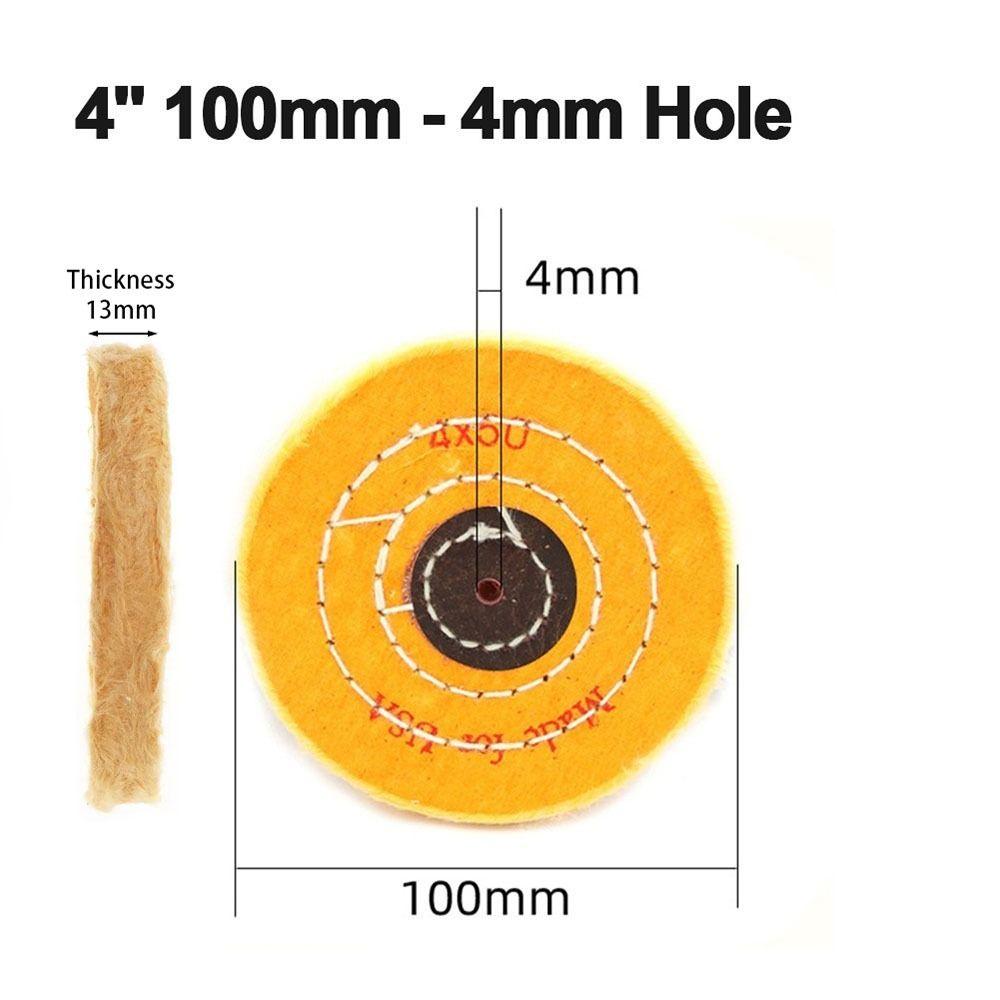 1Pcs Angle Grinder Accessory Polishing Wheel Abrasive Tool Cotton Pad  For Metal Jewelry Polishing