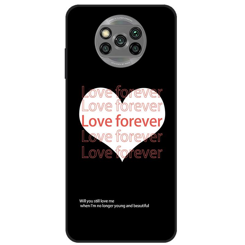 For Xiaomi Poco X3 Pro Case Silicone Soft Cat Phone Cover for Poco X3 NFC Case TPU Black Funda for Poco X 3 NFC PocoX3 Pro