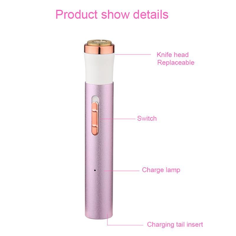 Rechargeable Portable Multifunction Painless Epilator for Face and Body Hair Removal Device Women Handheld Washable Hair Removal