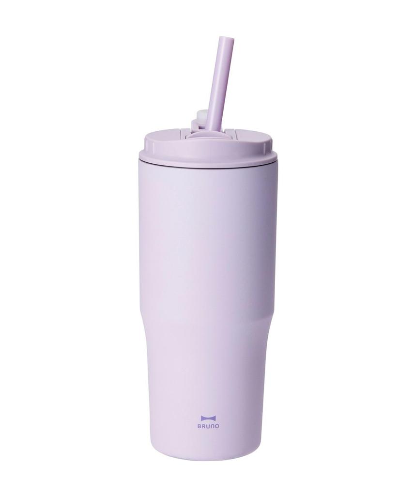 BRUNO 2-Way Straw Tumbler, Large, Purple, No Size, BHK323-PU