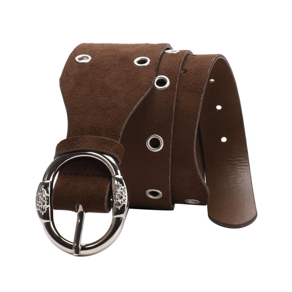 Ceinture de taille Fashion Punk pour Dames avec Boucle en Alliage pour Streetwear et Jupes Courtes