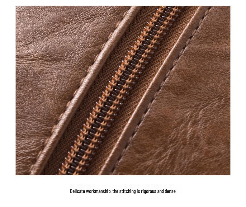 2025 Ölwachsleder Damen Kosmetiktasche - Große Kapazität, Wasserdicht, Leichter Luxus, Tragbare Reise-Toilettentasche