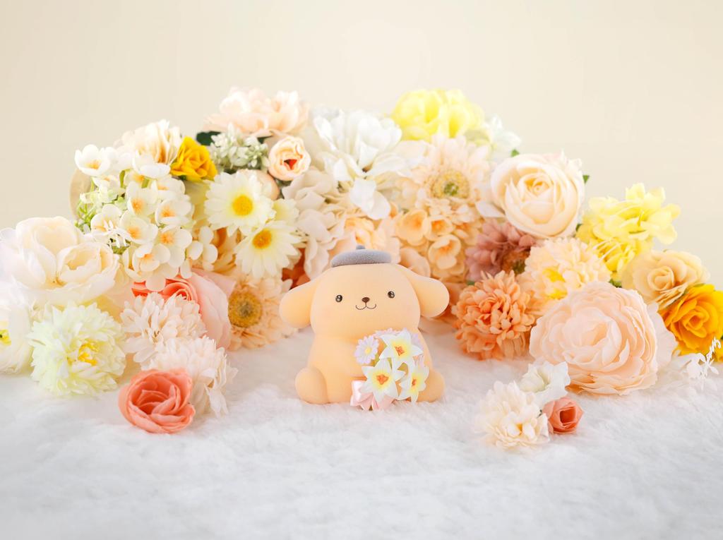 Rowtashii Noise mofamofy Sanrio Characters Pompompurin Color 90mm PVC ABS Nylon Painted Complete Figure (Routashi Noise) -Pastel ver.- Approx. & &