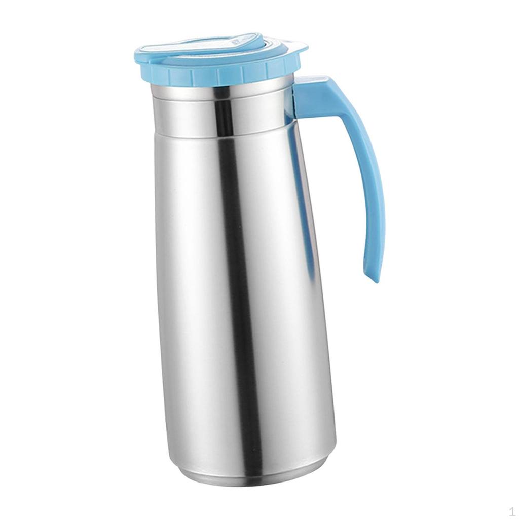 1.3L Reusable Carafe with Handle for Cold Beverages and Kitchen Use