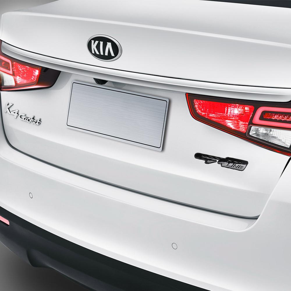 1Pcs 3D Chrome Car GT Line Sticker Emblem Logo For Kia GT Line Sportage Ceed Picanto K5 K3 Stonic Rio Soul Sedona Accessories